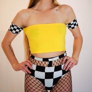 Glitchin’ Glam Rave Outfit